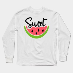 Sweet Watermelon Long Sleeve T-Shirt